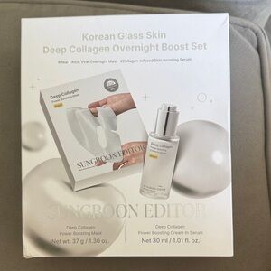 Korean Glass Skin Deep Collagen Overnight Boost Set - White